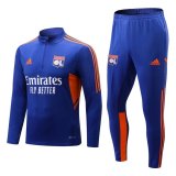 Olympique Lyonnais Blue Training Suit Mens 2022/23