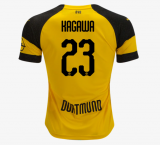 Borussia Dortmund 18-19 Home Yellow Soccer Shirt #23 Shinji Kagawa