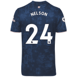 2020/2021 Arsenal Third Navy Men's Soccer Jersey NELSON #24