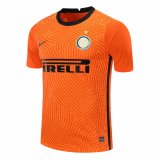 2020/2021 Inter Milan Goalkeeper Orange Soccer Jersey Men's