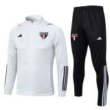 Sao Paulo FC White Training Jacket + Pants Mens 2023/24