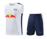RB Leipzig White Training Singlet + Short Mens 2023/24