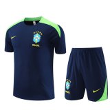 Brazil Royal Training Jersey + Short Mens 2024