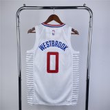 Los Angeles Clippers White Swingman Jersey - Association Edition Mens 2023/24 #WESTBROOK - 0