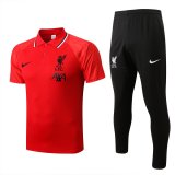 Liverpool Polo Training Suit Polo + Pants Mens 2022/23