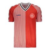 1986 Denmark Retro Home Pink Men Soccer Jersey Shirt