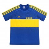 1981 Boca Juniors Retro Home Blue Men Soccer Jersey Shirt
