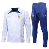 France White - Blue Training Suit Mens 2022