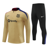 Barcelona Gold Training Suit Mens 2024/25