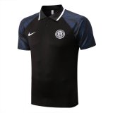 Inter Milan Black Polo Jersey Mens 2022/23