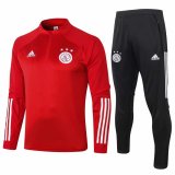 2020-2021 Ajax Red Half Zip Soccer Training Suit