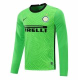 2020/2021 Inter Milan Goalkeeper Green Long Sleeve Soccer Jersey Men's