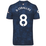 2020/2021 Arsenal Third Navy Men's Soccer Jersey D.CEBALLOS #8