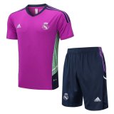 Real Madrid Purple Jersey + Short Mens 2022/23