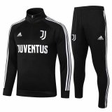2020/2021 Juventus Black Half Zip Soccer Training Suit Men