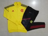 Flamengo Yellow Training Suit Jacket + Pants Mens 2022/23