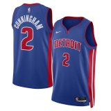 Detroit Pistons Blue Swingman Jersey - Icon Edition Mens 2023/24 #CUNNINGHAM - 2