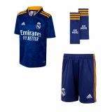Real Madrid Away Kids Jersey+Short+Socks 2021/22