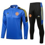 Manchester United Blue Traning Suit Mens 2021/22