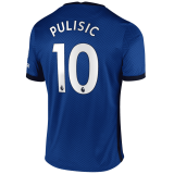 2020/2021 Chelsea Home Blue Men's Soccer Jersey Pulisic #10