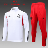 Flamengo White Training Suit Kids 2023/24