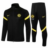 Chelsea Black II Training Suit (Jacket + Pants) Mens 2021/22
