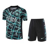 Inter Milan Black Training Jersey + Short Mens 2025/26