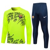 Barcelona Yellow Training Suit Mens 2023/24