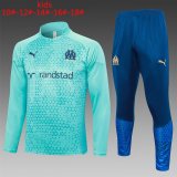 Olympique Marseille Green Diamond Training Suit Kids 2023/24