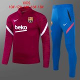 Barcelona Red Training Suit Kids 2021/22