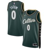 Boston Celtics 2022/2023 Green City Edition SwingMens Jersey Mens (TATUM #0)