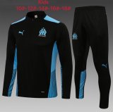 Olympique Marseille Black Training Suit Kids 2021/22