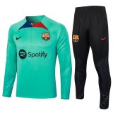 Barcelona Green Training Suit Mens 2023/24