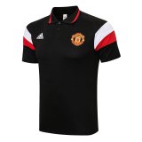 Manchester United Black III Polo Jersey Mens 2021/22