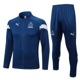 Olympique Marseille Blue Training Suit Jacket + Pants Mens 2022/23