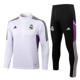 Real Madrid White Training Suit Mens 2022/23