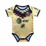 2019/2020 Club America Home Yellow Baby Infant Crawl Soccer Jersey Shirt