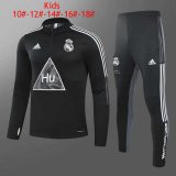 2020/2021 Real Madrid x Human Race Black Kid's Soccer Training Suit