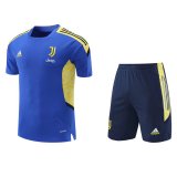Juventus Blue Training Suit Jersey + Short Mens 2021/22