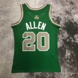 Boston Celtics Kelly Green Mitchell & Ness Hardwood Classics Jersey Mens 2007-2008 #ALLEN #20