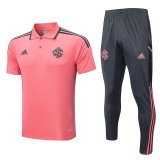 SC Internacional Pink Training Suit Polo + Pants Mens 2022/23