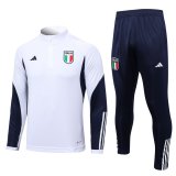 Italy White Training Suit Mens 2023