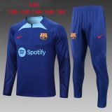 Barcelona Blue Training Suit Kids 2022/23
