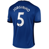 2020/2021 Chelsea Home Blue Men's Soccer Jersey Jorginho #5