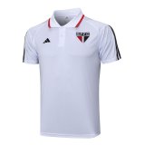 Sao Paulo FC White Polo Jersey Mens 2023/24