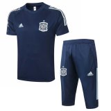2020-2021 Spain Short Soccer Training Suit Navy