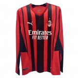 AC Milan Home Long Sleeve Mens Jersey 2021/22