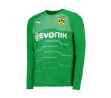 Borussia Dortmund 18-19 Away Goalkeeper Green LS Soccer Jersey Shirt
