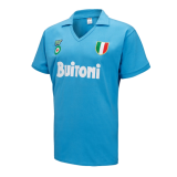 87/88 Napoli Home Blue Retro Soccer Jersey Shirt Men