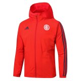 S. C. Internacional Hoodie Red All Weather Windrunner Jacket Mens 2022/23